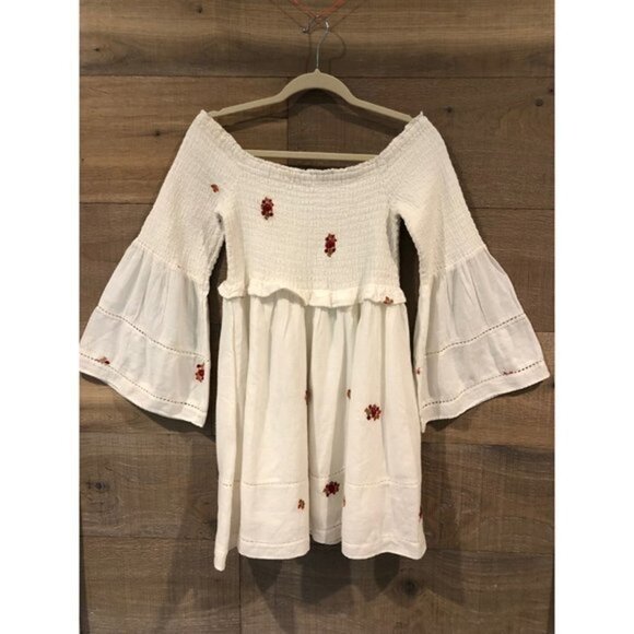 NWOT FREE People Counting Daisies Embroidered Dress Size S - Picture 5 of 8